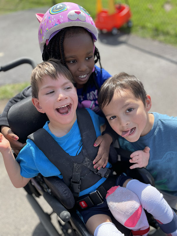 three kids